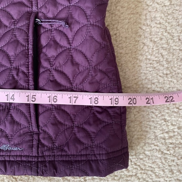 Women’s Eddie Bauer Lightweight quilted pattern Vest - Sz M - Picture 13 of 16